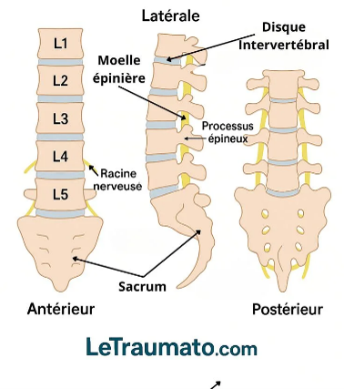 anatomie lombaire